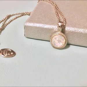 Charming Charlie Iridescent Gold Necklace